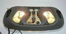 2001 95-04 02 Ford F150 250 Mustang Bronco Dome Interior Map Light Lamp Gray OEM
