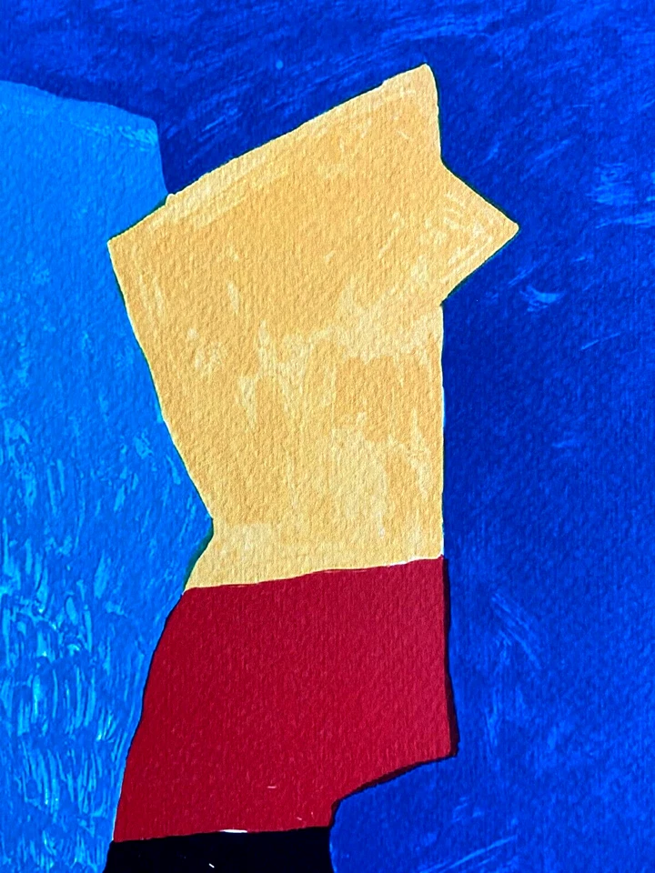 Litografía Serge Poliakoff certificado de autenticidad firmado op numerado a lápiz Piet Mondrian Foto 4 de 4