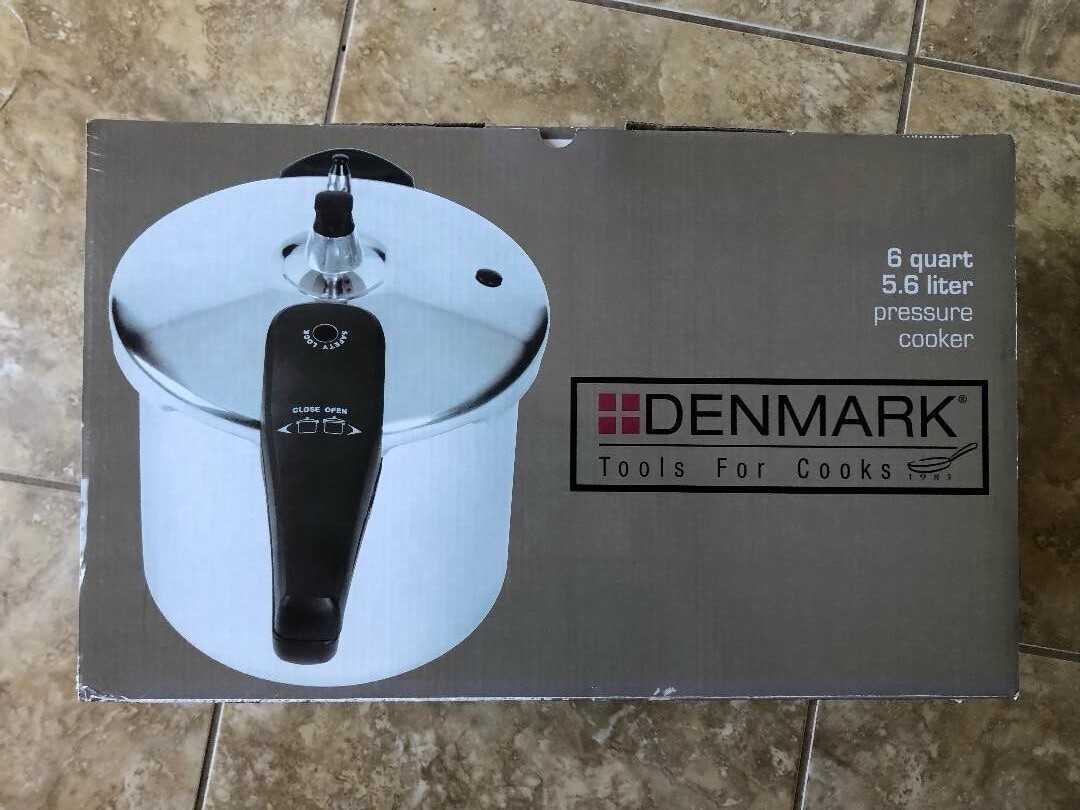 Denmark Tools for Cooking 6 QT. Aluminum Pressure Cooker Canner (NEW