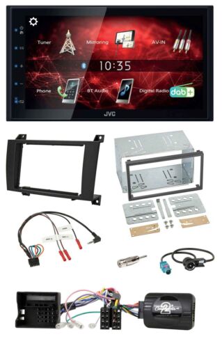 JVC DAB USB Bluetooth 2DIN Lenkrad Autoradio für Mercedes SLK R171 2004-2008