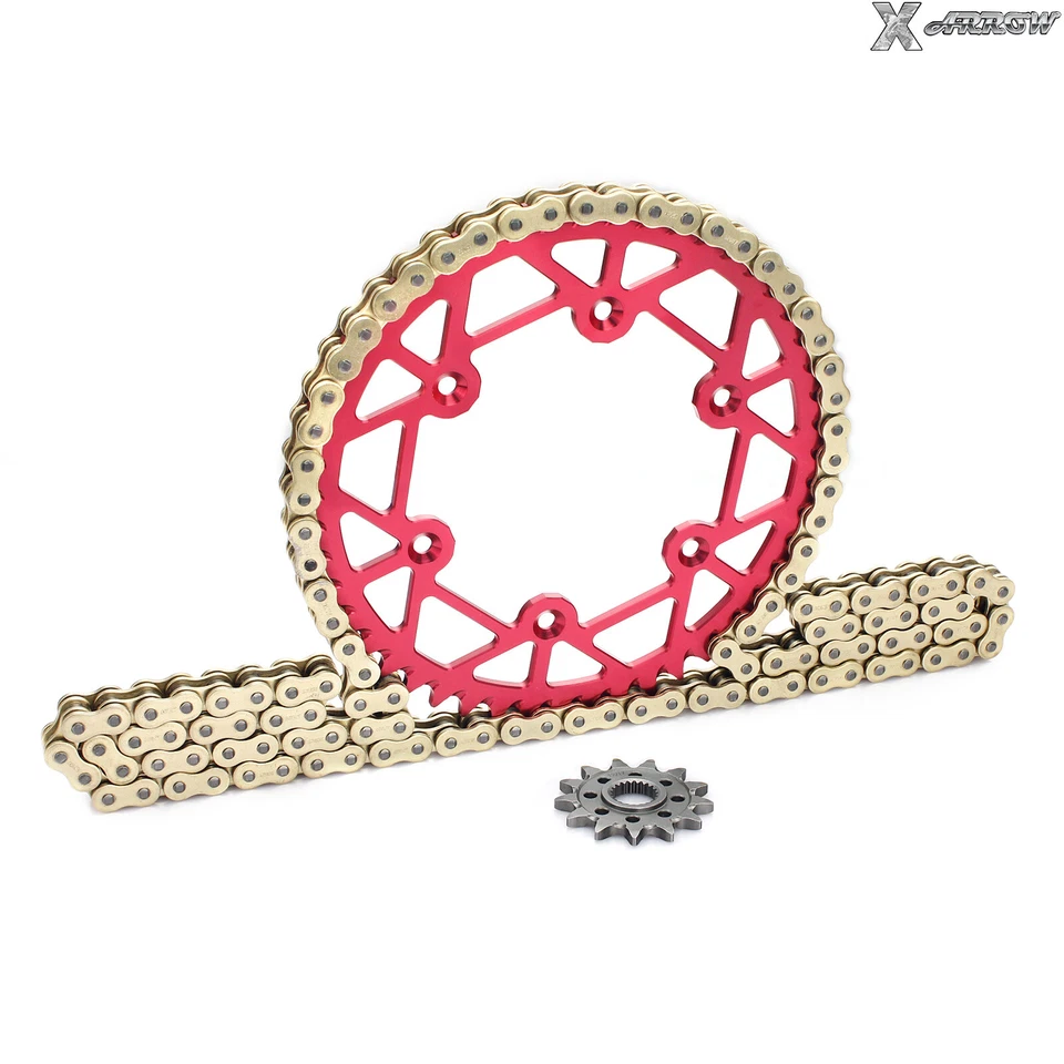 Juego de 520 piñones traseros de cadena delanteros para Honda CRF250R 2004-2019 CRF250X 2004-2017 Foto 2 de 4