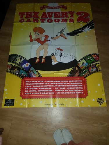 RARE PINS PIN'S .. Bd Comics Tex Avery Cartoon Wolfie Loup Advertising