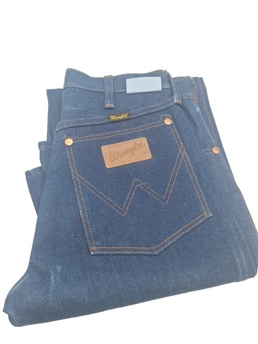 VTG Wrangler Denim Jeans Mens 38x32 Regular Fit Style 96501CB