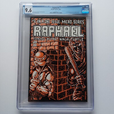 Raphael #1 CGC 9.6 1st Appearance of Casey Jones TMNT Mirage 1985