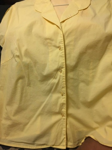 Westbound Women's Stretch Black Tie Cap Sleeve Top Size XL Yellow - Picture 9 of 10