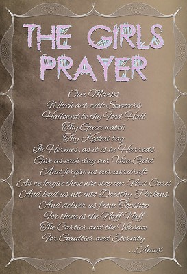 Blechschild 18x12 the girls Prayer our Marks which Wand Deko Bar Kneipe Sammler