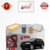 Set Service 4 Filter Und ÖL Land Rover Range Rover IV 3.0 D 155KW Von 2013->