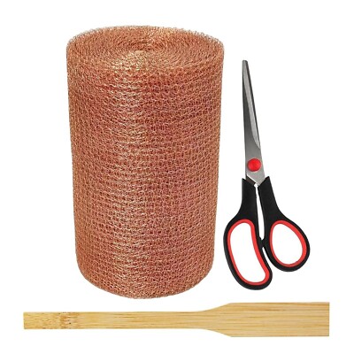 5  x 32 ft or 20 ft 100% Pure Copper Mesh for Distilling Knitted Copper Mesh Rol