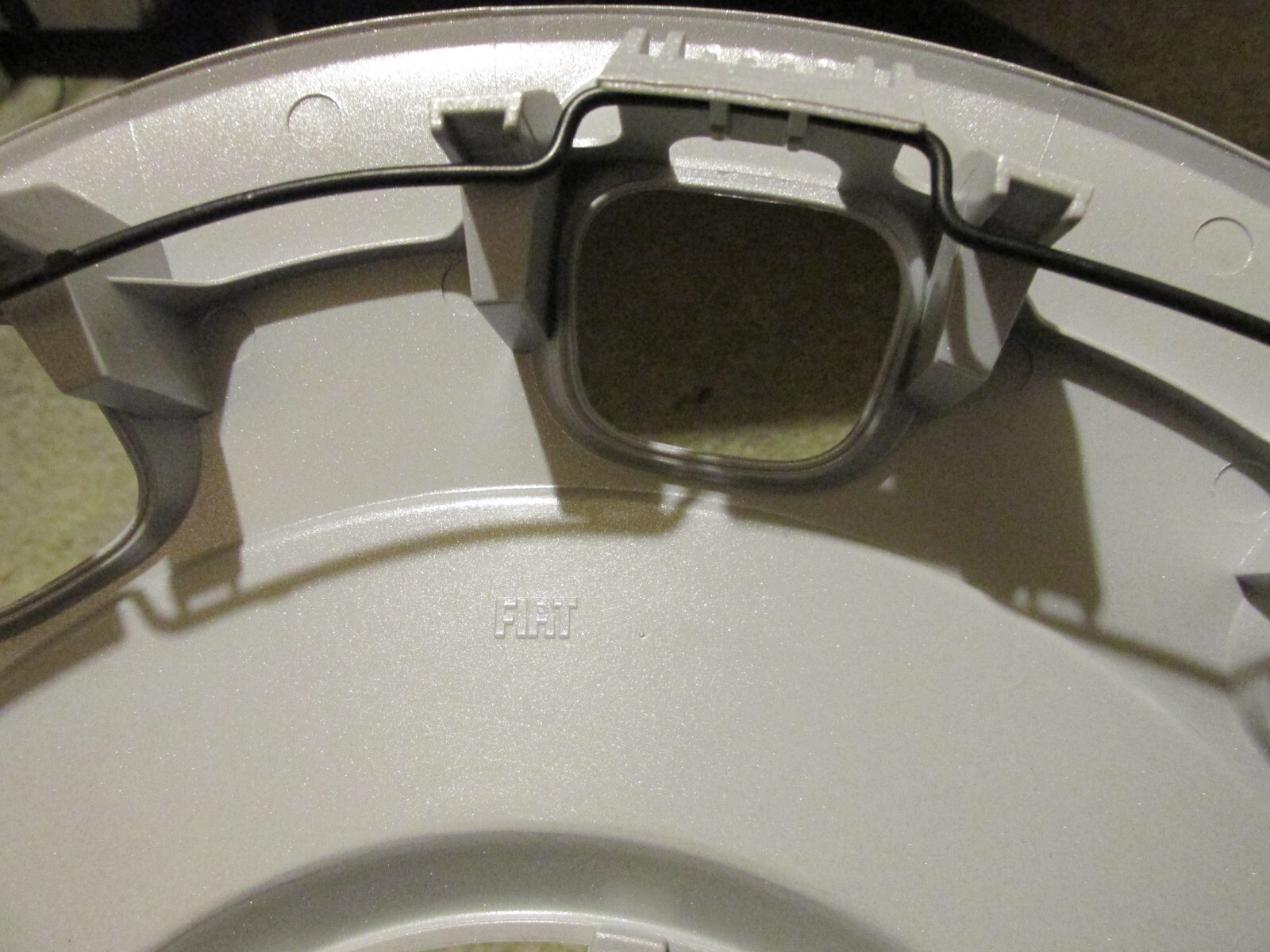 1X Original Fiat 500 Silver Wheel trim 14" eBay