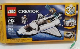 LEGO Creator 3-in-1 Space Shuttle Explorer 31066. 100% Complete W/Box & Manuals