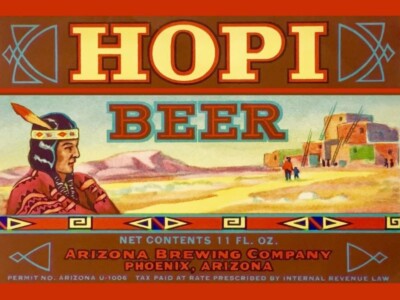 Hopi Beer of Phoenix, Arizona NEW METAL SIGN: 9x12, Free Shipping