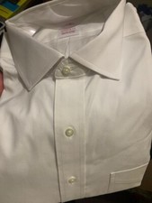 Brooks Brothers 17-33 Traditional Fit Non Iron White Supima Mens Dress Shirt