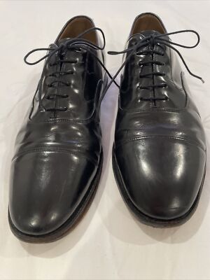 Johnson Murphy Black Leather Lace-up Dress Shoes Men main image 4