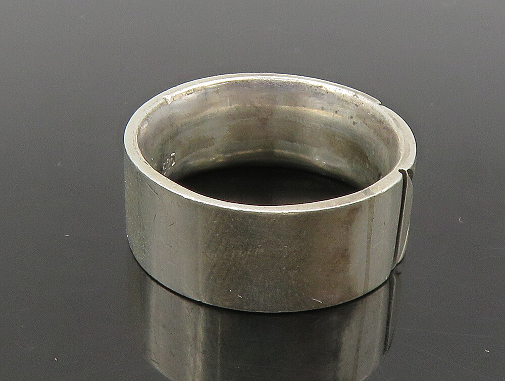 CILOR 925 Sterling Silver Vintage White Topaz Smooth Band CILOR 925 Sterling Silver Vintage White Topaz Smooth Band