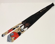 Vintage Looney Tunes Taz Bugs Bunny Neck Tie Made In USA