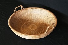 Cesto Portaoggetti In Erba Marina - Rotondo, Intrecciato, Naturale, Diametro 40 Cm, Per Casa - Foto 3