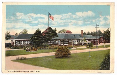 Dining Hall, Canobie Lake NH ~ Salem, New Hampshire Postcard 