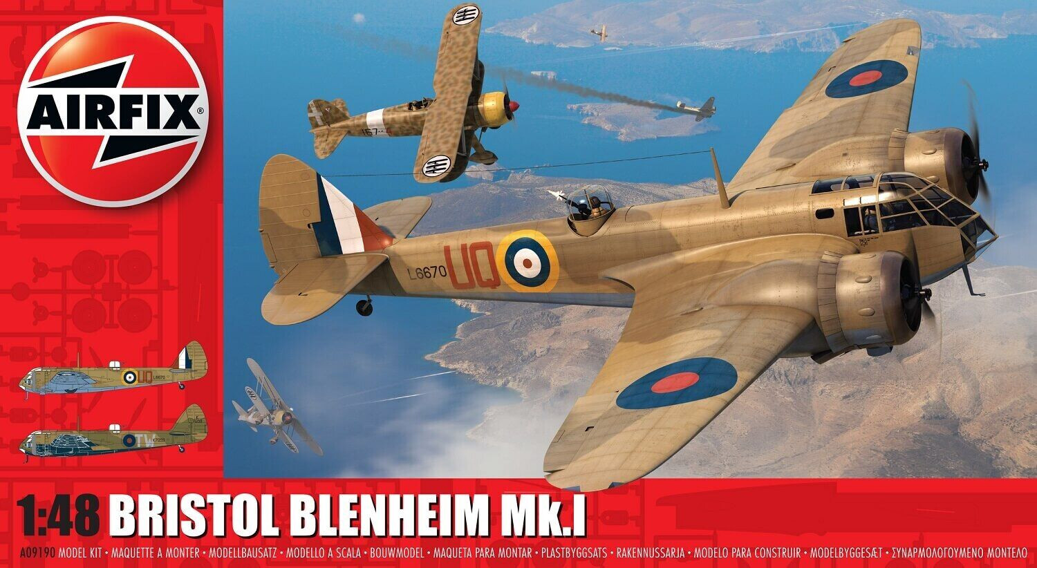 Airfix A09190 1:48 Bristol Blenheim Mk.I