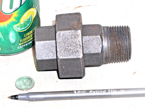 NEW JEFFERSON 1" INCH BLACK IRON PIPE THREADED UNION M-F-NPT FITTING CLASS 150
