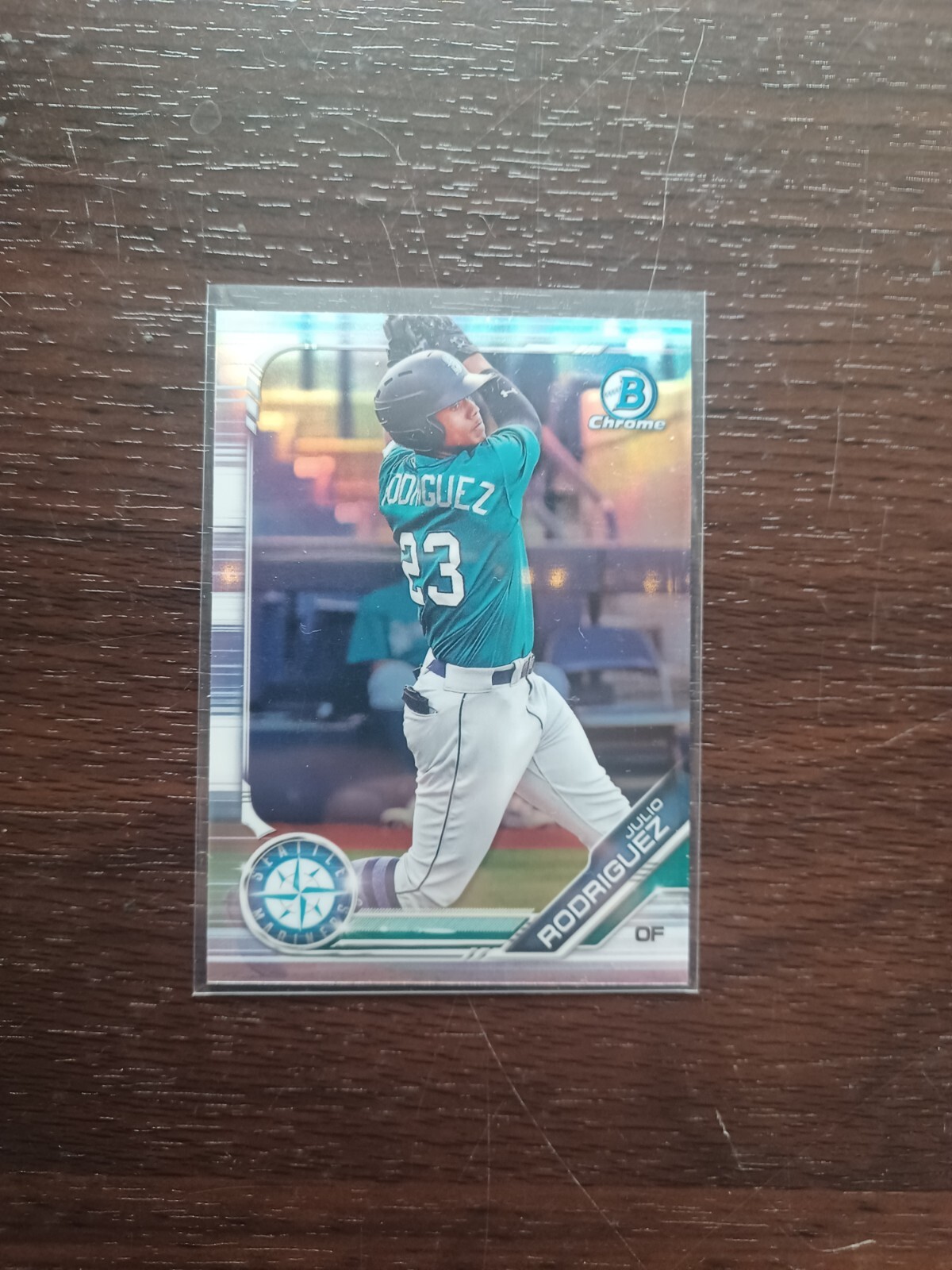 2019 Bowman Draft - Chrome Refractor #BDC-60 Julio Rodriguez (RC)