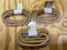 Nautical Rope Decorative Rope Jute 8 feet Long 3/8 Diameter