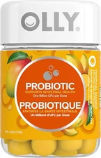 Olly Probiotic Supplement Mango Chewable Gummy Gut Health Tropical 50 pcs NEW