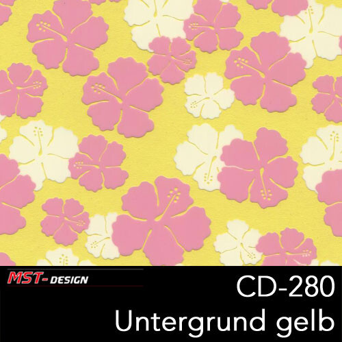 Wassertransferdruck Starterset klein Folie Film 4 m x 50 cm CD-280 Blumen Flower - Bild 4 von 10