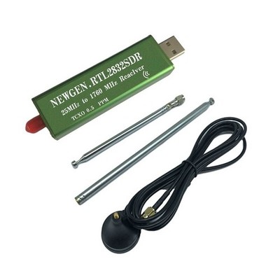 Software Defined Radio Full Band RTL-SDR SDR Receiver TCXO 0.5PPM w/ Antenna *qq
