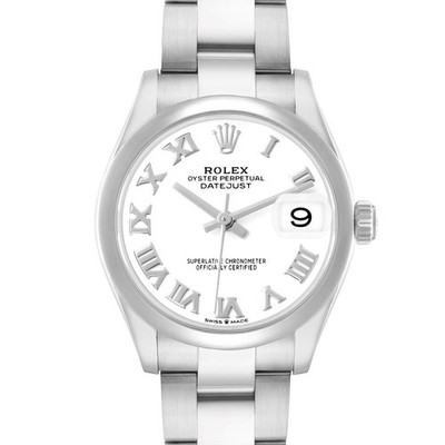 Rolex Datejust Midsize 31 White Dial Steel Ladies Watch 278240