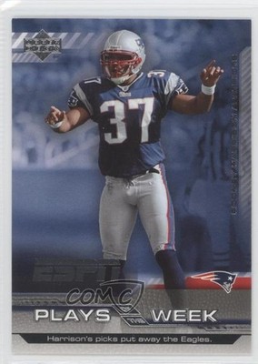 2005 Upper Deck ESPN Plays of the Week Rodney Harrison #PW-15 0b6