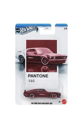 Hot Wheels Silver Series Pantone 195 - 69 Ford Mustang Boss 302 2/6 - Brandneu 