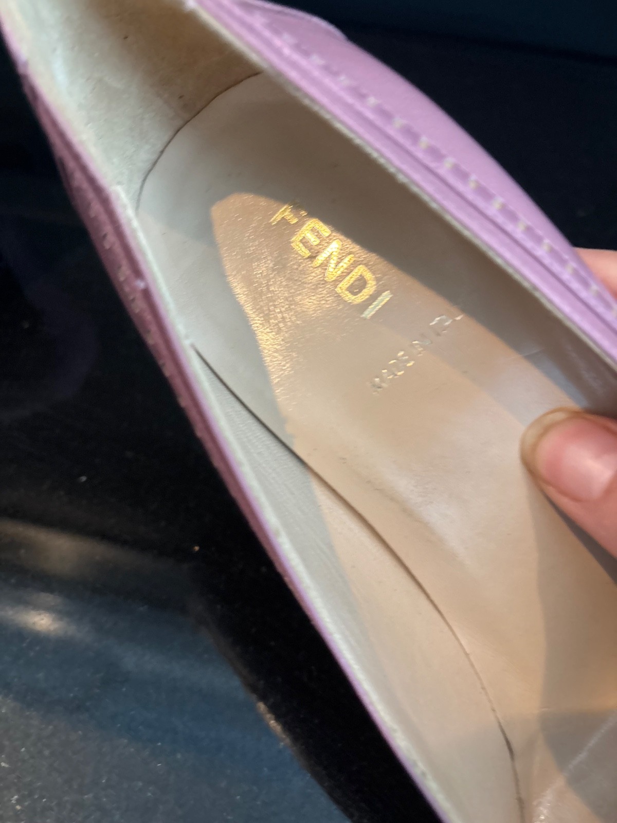 Excellent condition vintage Fendi feminine spring pumps sz 38  thumbnail 5