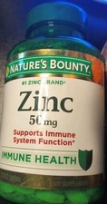 nature's bounty zinc 50mg 250 ct. Exp 04/28
