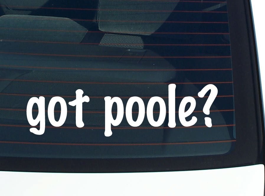 Got Poole Car Decal Bumper Sticker Vinyl Funny Last Name Window Pride