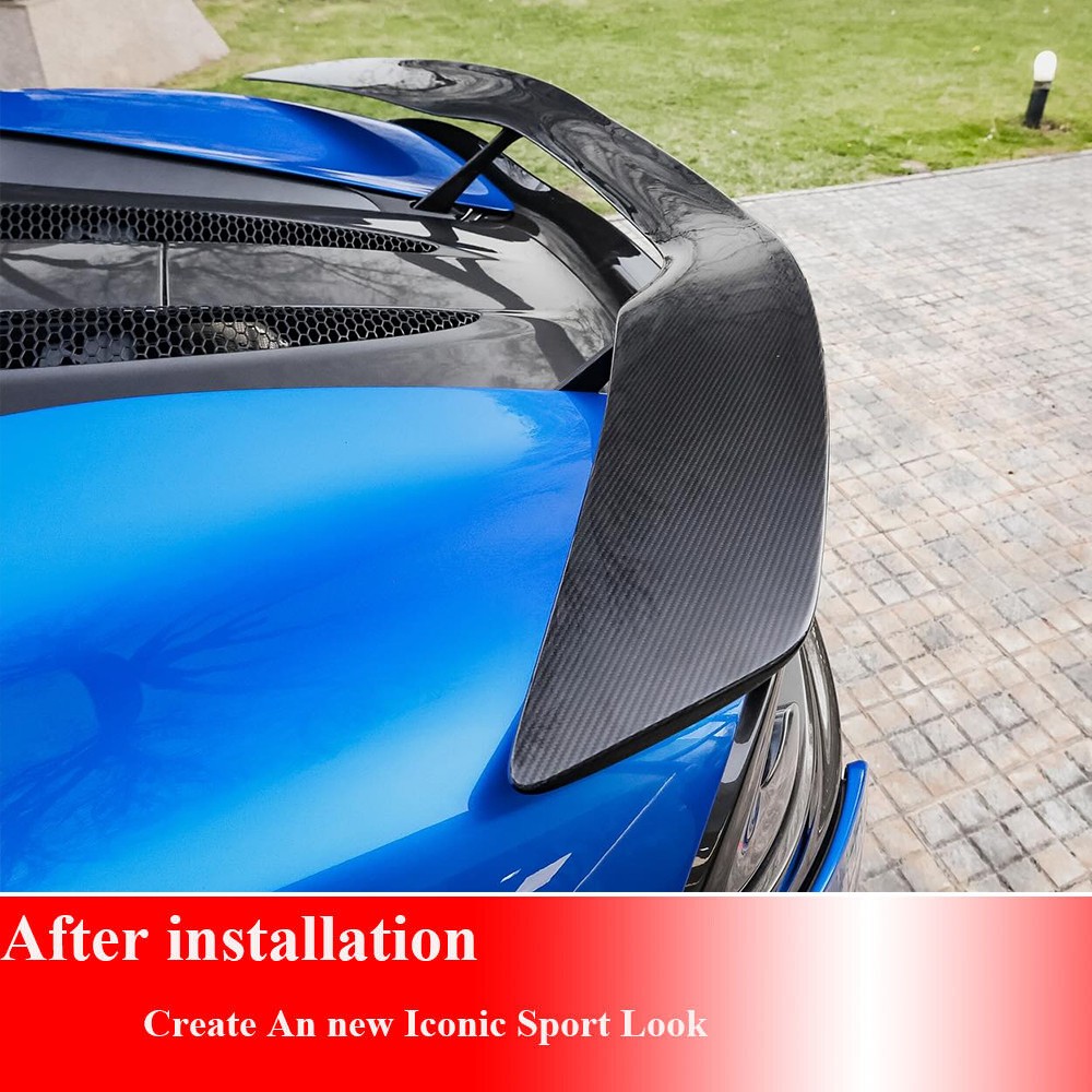 For McLaren 540C 570S 570GT 2015-2019 REAL CARBON FIBER Rear Trunk Spoiler Wing