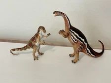 The Carnegie Safari Ltd 1994 Plateosaurus 5” 1993 Dilophosaurus Dinosaur Figure