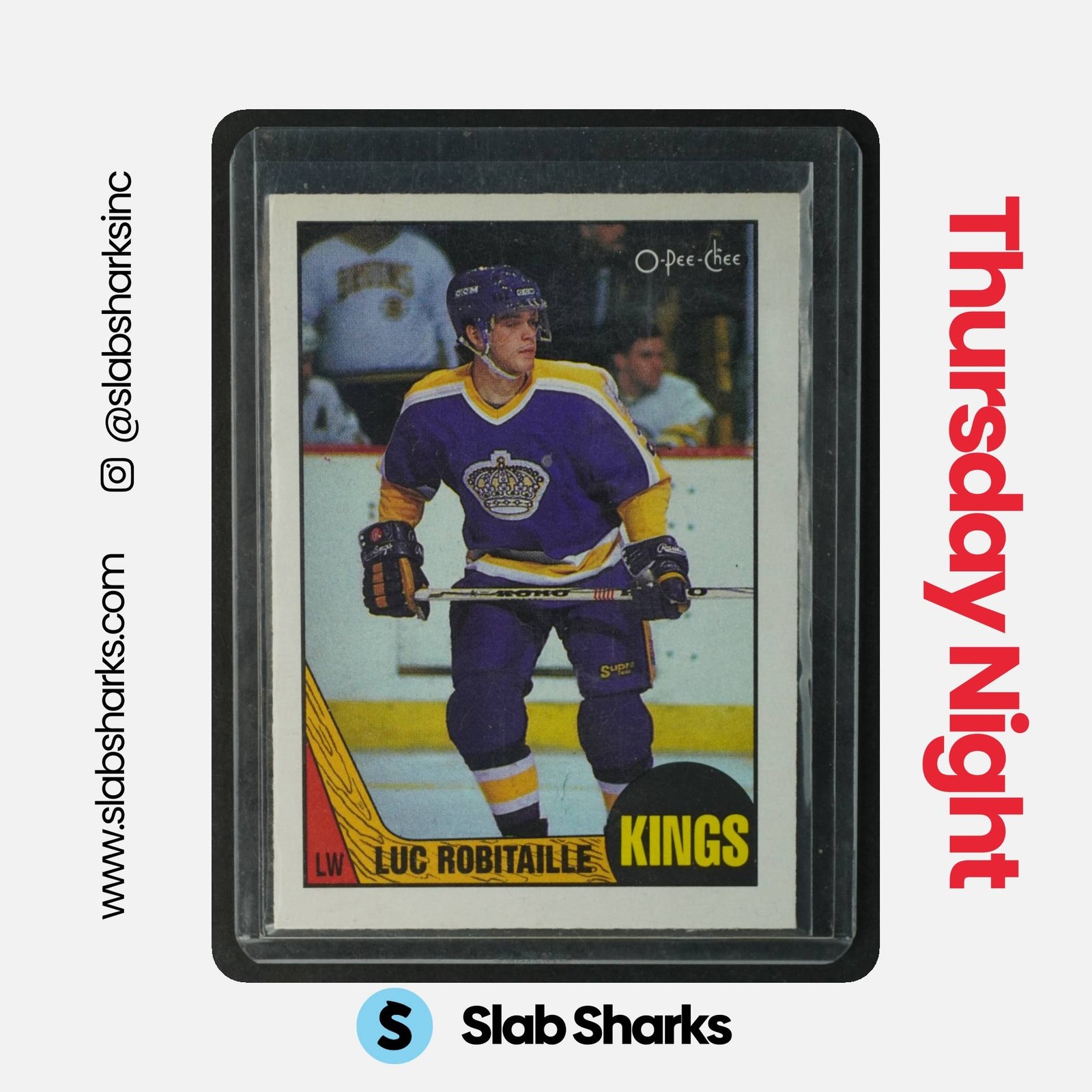 1987 O-PEE-CHEE #42 LUC ROBITAILLE RC ROOKIE