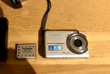 Olympus FE-190 6.0MP Digital Camera - Silver - Fully Working - Charger/Battery