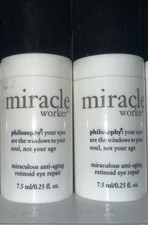 Philosophy Miracle Worker Retinol Eye Repair 0.25oz X2  GIFT   