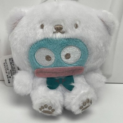 Japanese Sanrio Hangyodon Plush Toy Mirukuma Mascot 3  with Rubber String