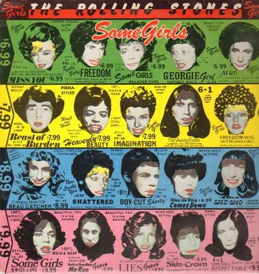 LP The Rolling Stones Some Girls DIE-CUT SLEEVE, INSERT NEAR MINT Rolling St