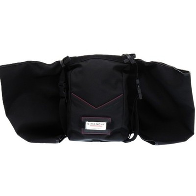 Givenchy Wing Downtown Daypack Nylon Black 25x33x10cm From Japan