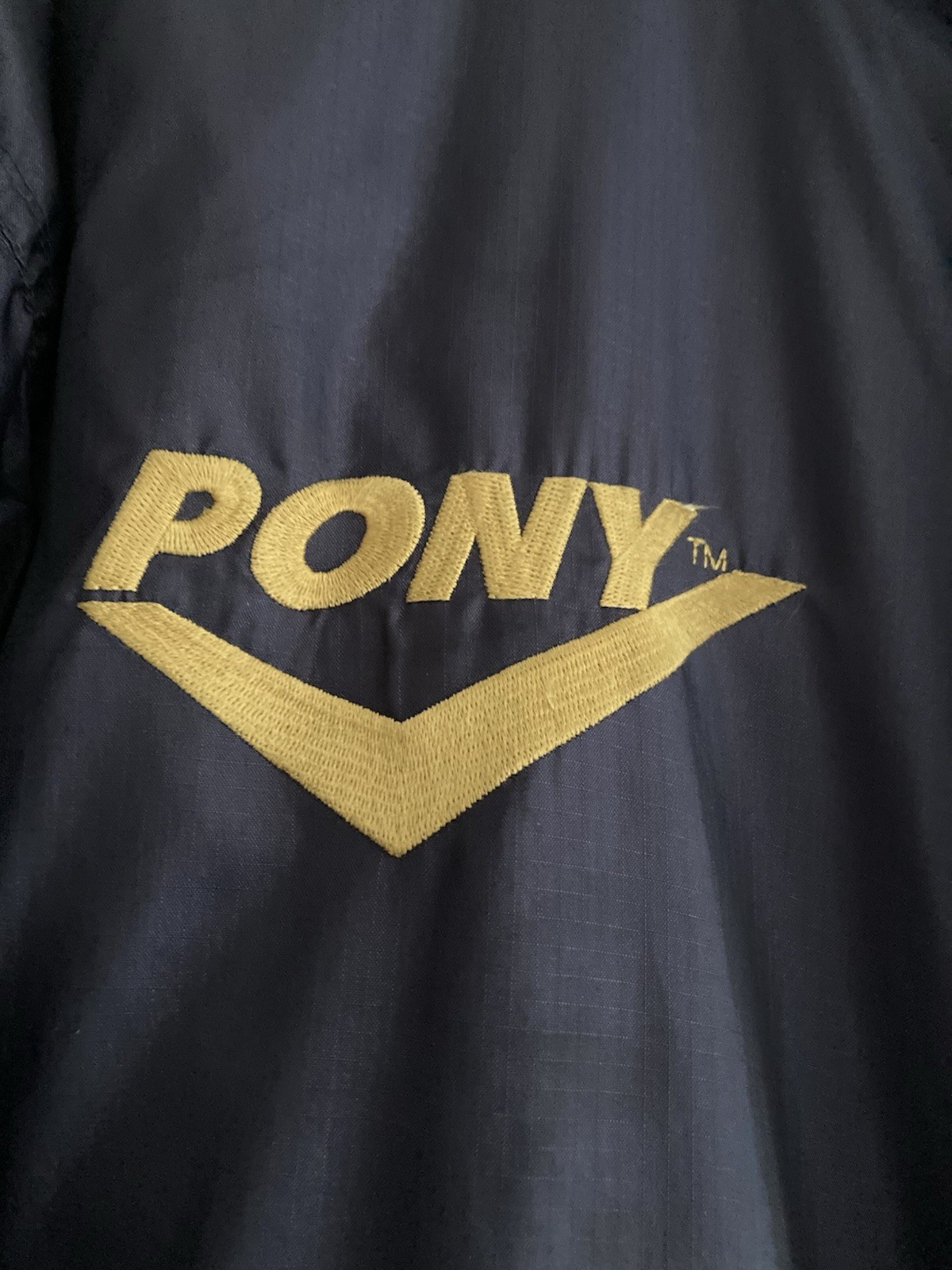 Cappotto vintage West Ham United PONY anni 90 taglia L raro retro martello giacca