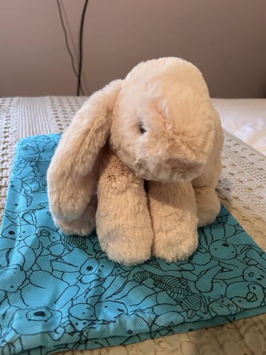 Jellycat Original/Medium Smudge Rabbit NWT With Dust Bag - Picture 6 of 7