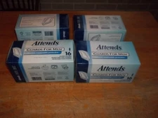 ATTENDS GUARDS FOR MEN DISCREET COMFORTABLE PROTECTION 4 BOXES OF 16 PACK