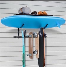 Multipurpose Skateboard Rack &ndash; Vertical Water Ski Wall Mount, Multi-Purpose