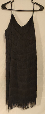 Vintage After 5 Flapper Style Evening Dress. Size 13-14 Rayon Made in USA