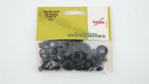 Herpa H0 743075 miniTanks juego de neumáticos 46 piezas | Zustand: Gebraucht