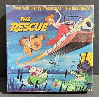 The Rescuers Disney color sound Super 8mm 200 foot home movie film!