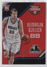 2015 Panini Totally Certified Rookies Mirror Red /149 Nemanja Bjelica #195 0q3